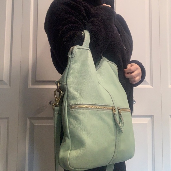 Large Fossil Erin crossbody foldover bag - Picture 6 of 14